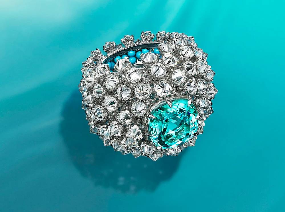 Tiffany & Co. Кольцо с анемоном Out of the Blue Book 2023